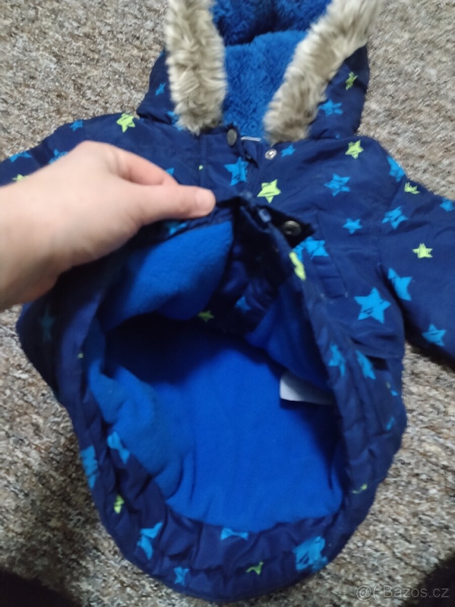 Dětská zimní bunda vel. 86 - 5