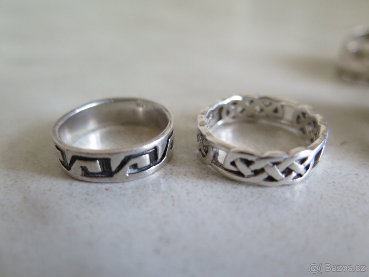 Stříbrné prsteny - 5