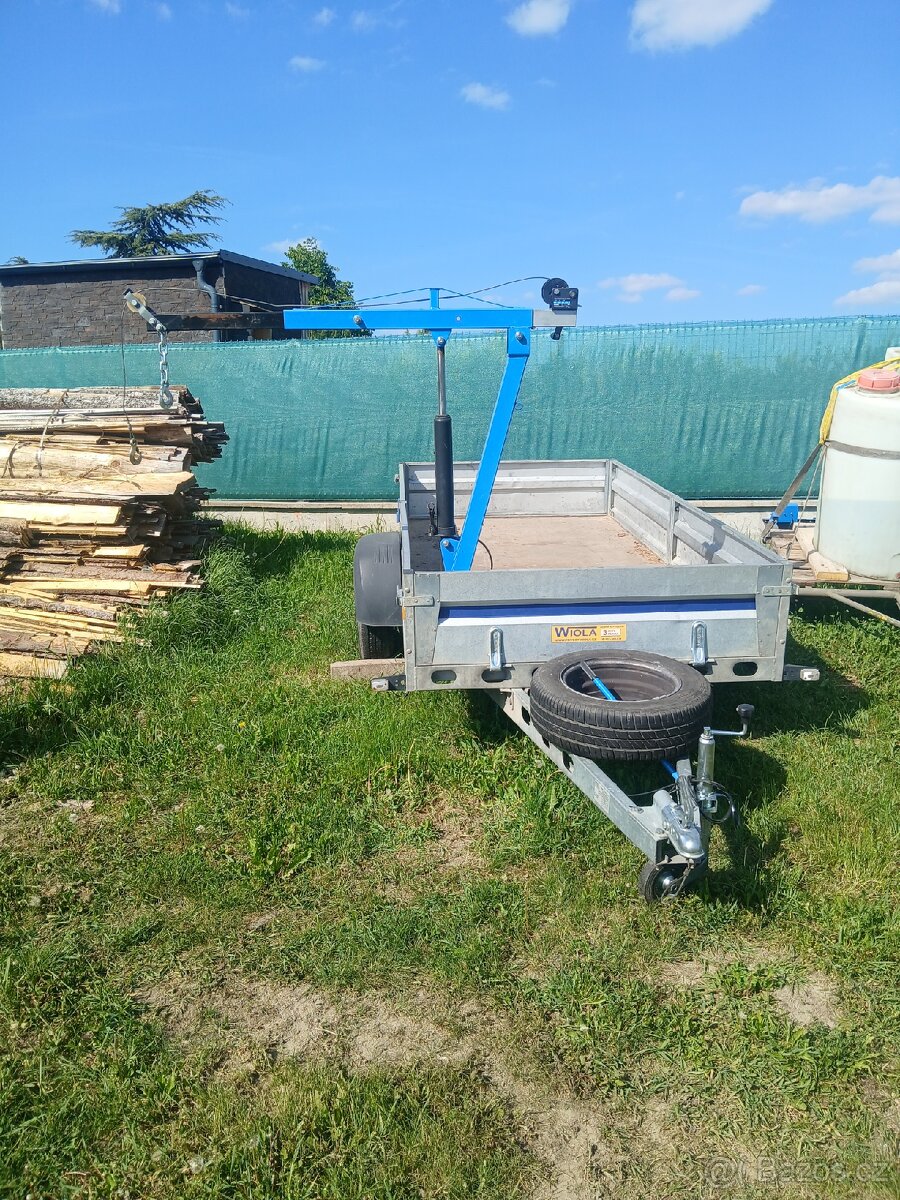 Prodám vlek na 750kg s nápravou na 1300kg - 5