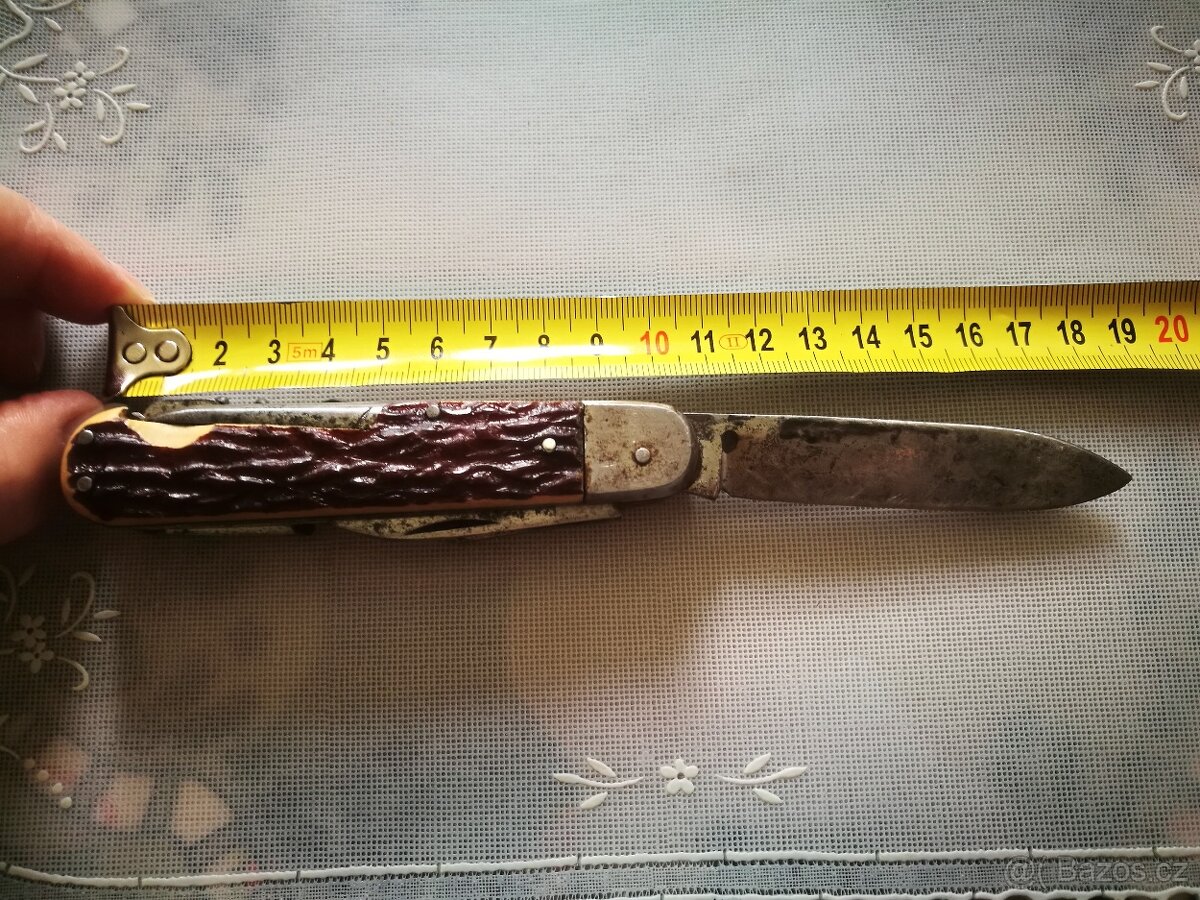 Retro multifunkční lovecký nůž - 5
