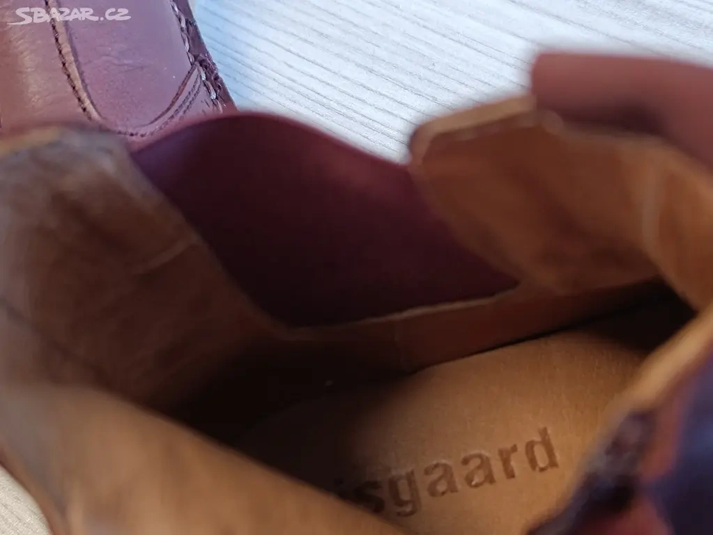 Nové dětské kožené boty Bisgaard ,vel.31 - 5
