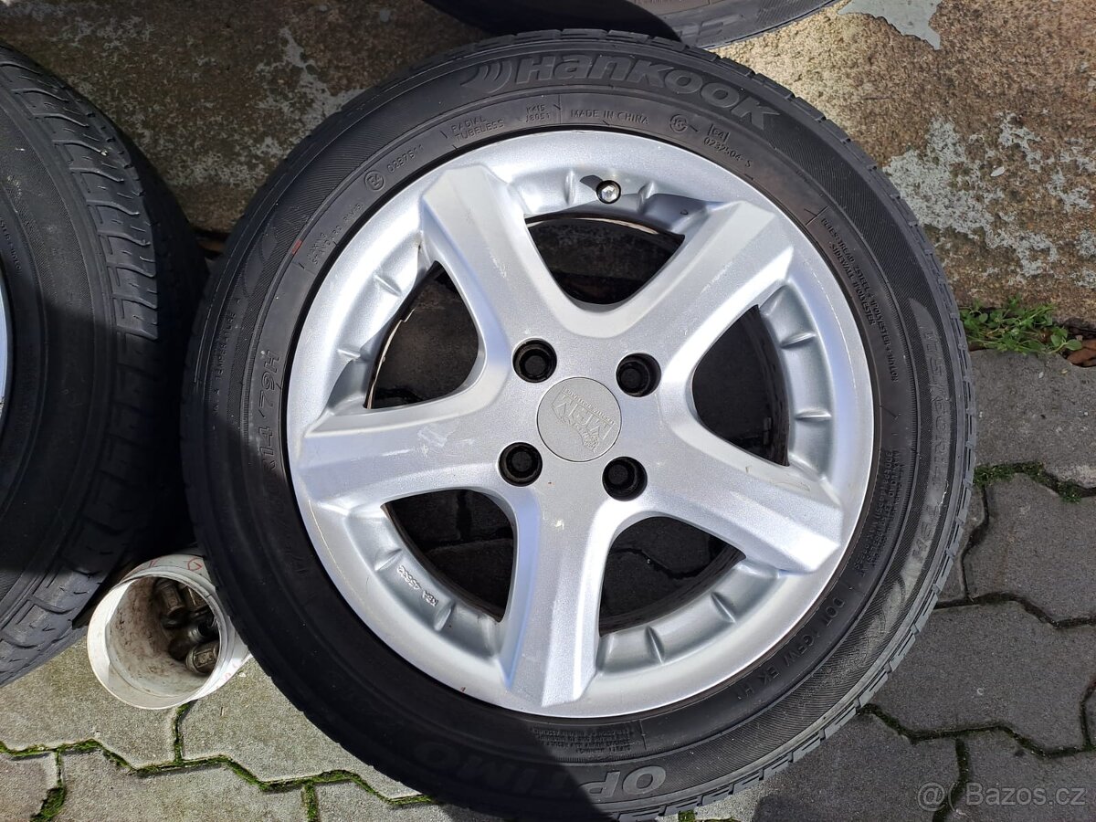 Letní pneu, 4x Alu rozteč 14,cena dohodou - 5
