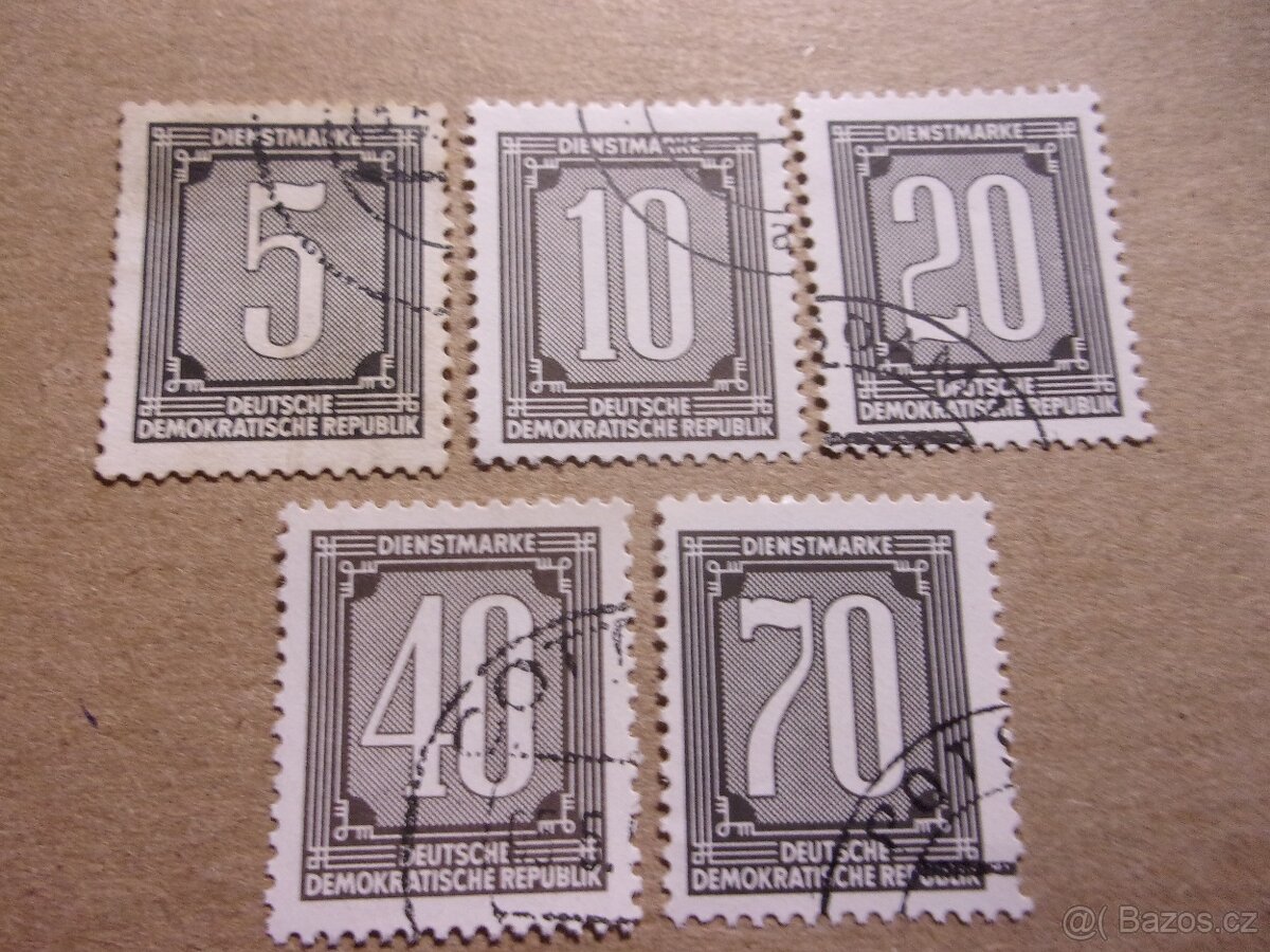 Poštovní známky DDR - 5