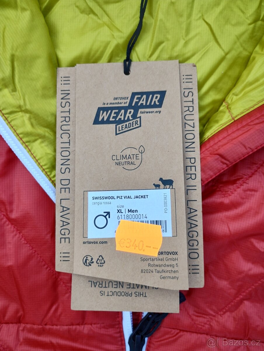 Bunda ORTOWOX SWISSWOOL PIZ VIAL Jacket Men vel.XL - 5