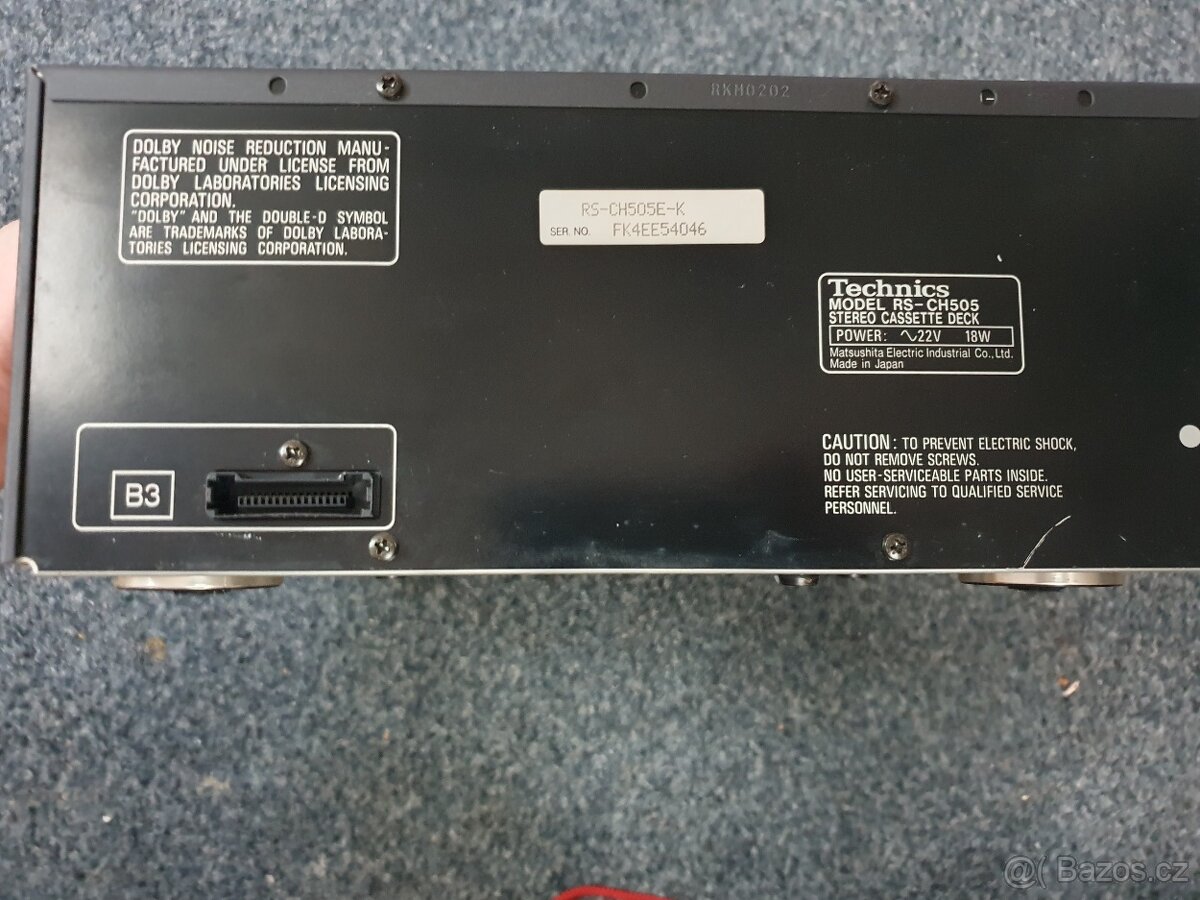 Technics RS-CH505 stereo double deck Japan - 5