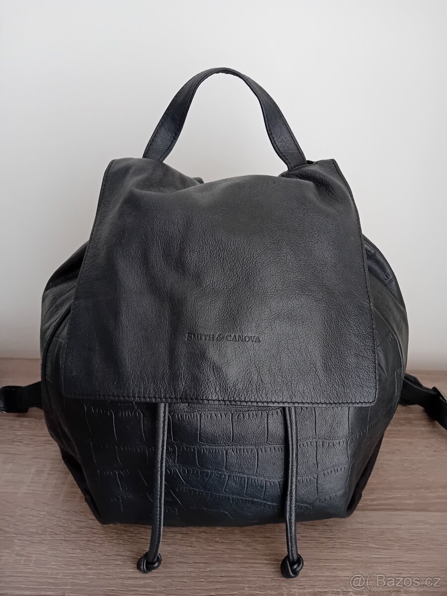 Smith & Canova dámský městský batoh kožený - 5
