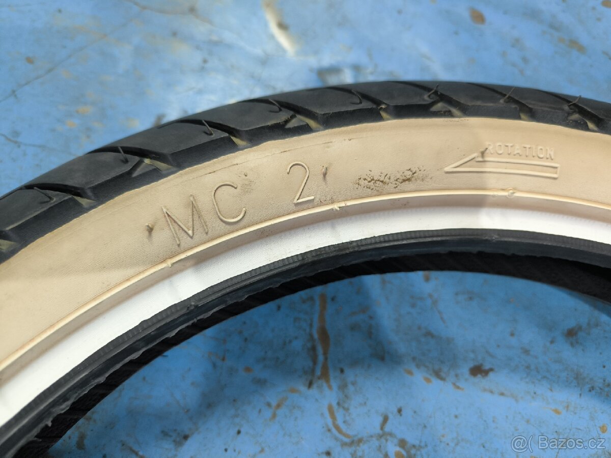 Mitas 2.75x16 MC2 Whitewall - 5