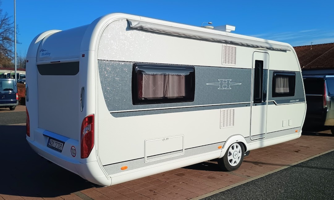 Hobby 540 FU, 1.majitel, mover, markýza, předstan, sat, DVBT - 5