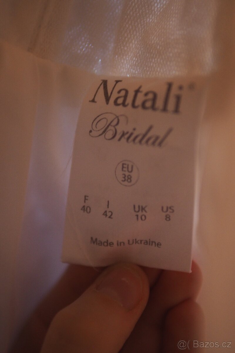 Prodám svatební šaty, vel. 38 - 5