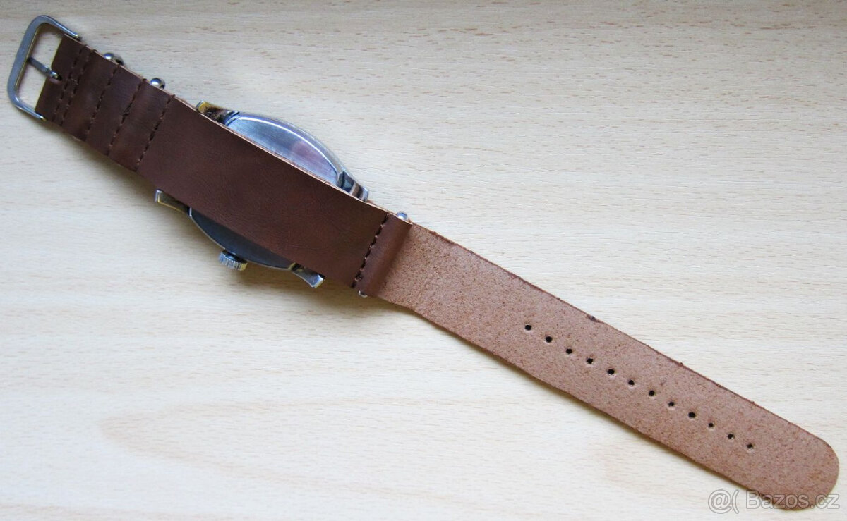 První československé pilotní letecké hodinky LONGINES jdoucí - 5