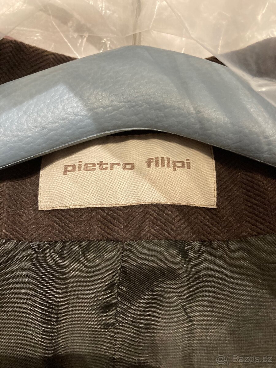 Dámský hnědý kabát - 5