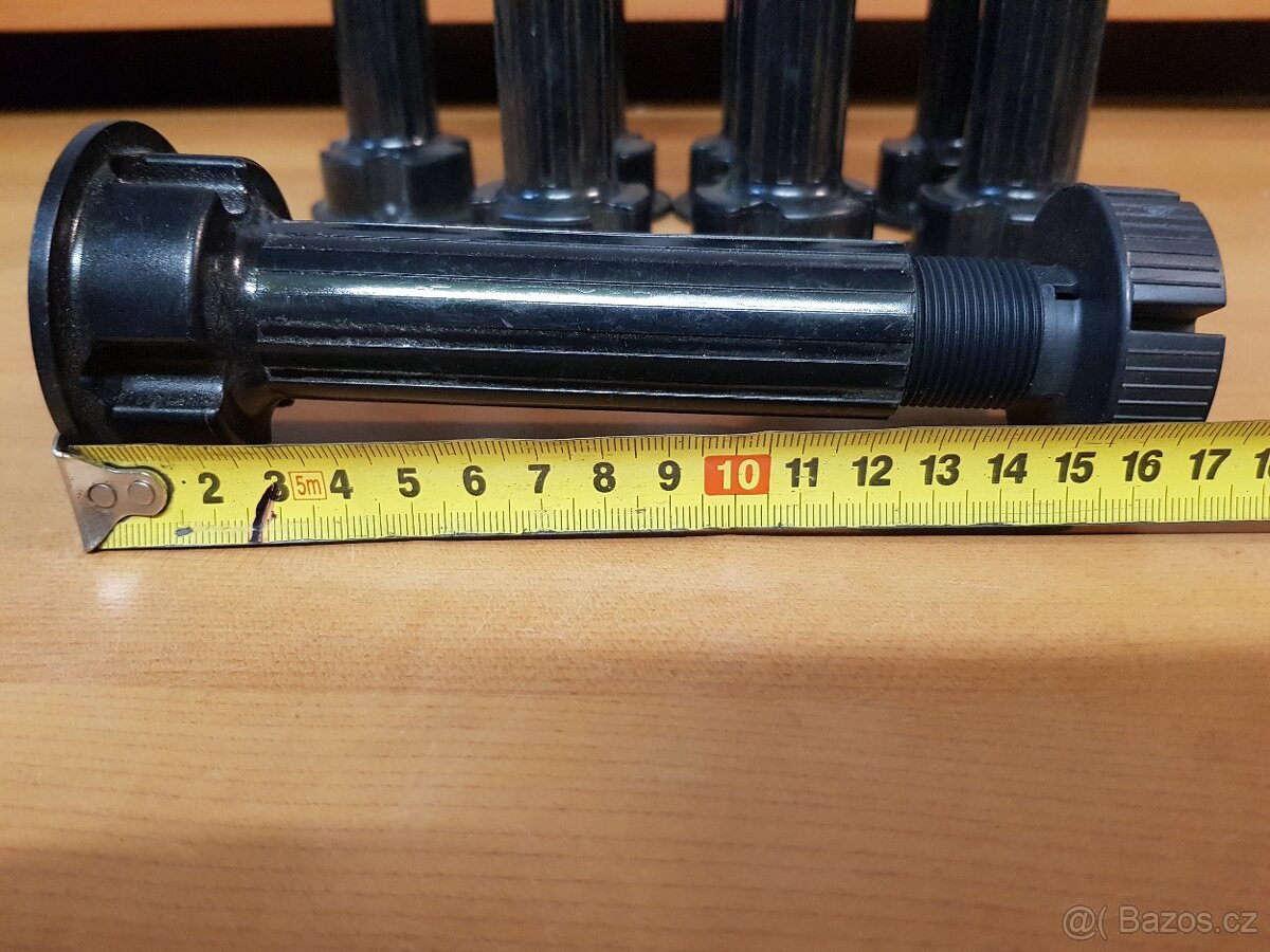 8 x KUCHYŇSKÁ NOHA PODSKŘÍŇKOVÁ NASTAVITELNÁ 15 cm 100 kg - 5