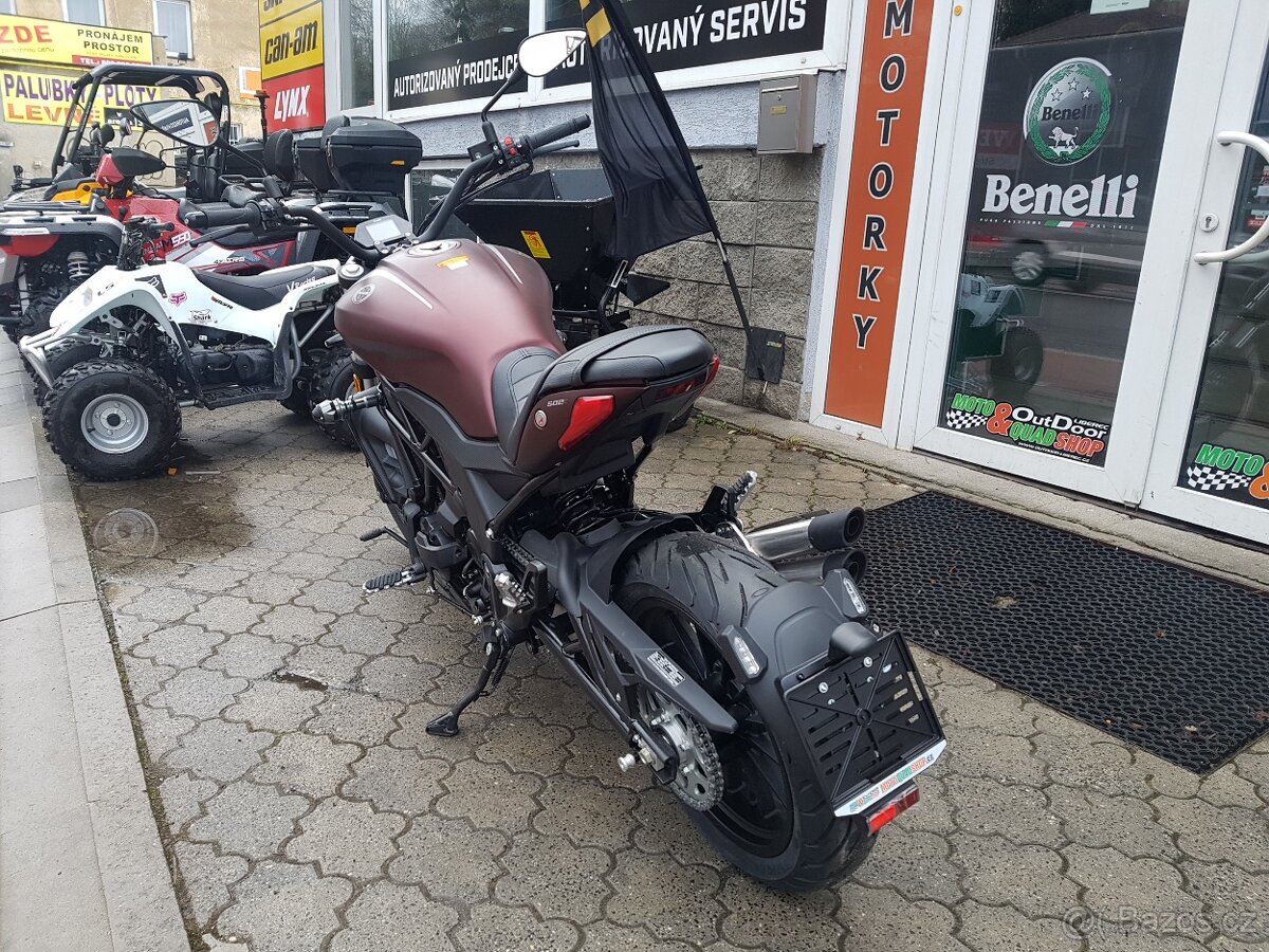 Benelli 502c ABS, ZÁRUKA 4 ROKY, AKCE POSLEDNÍ KUS SKLADEM - 5