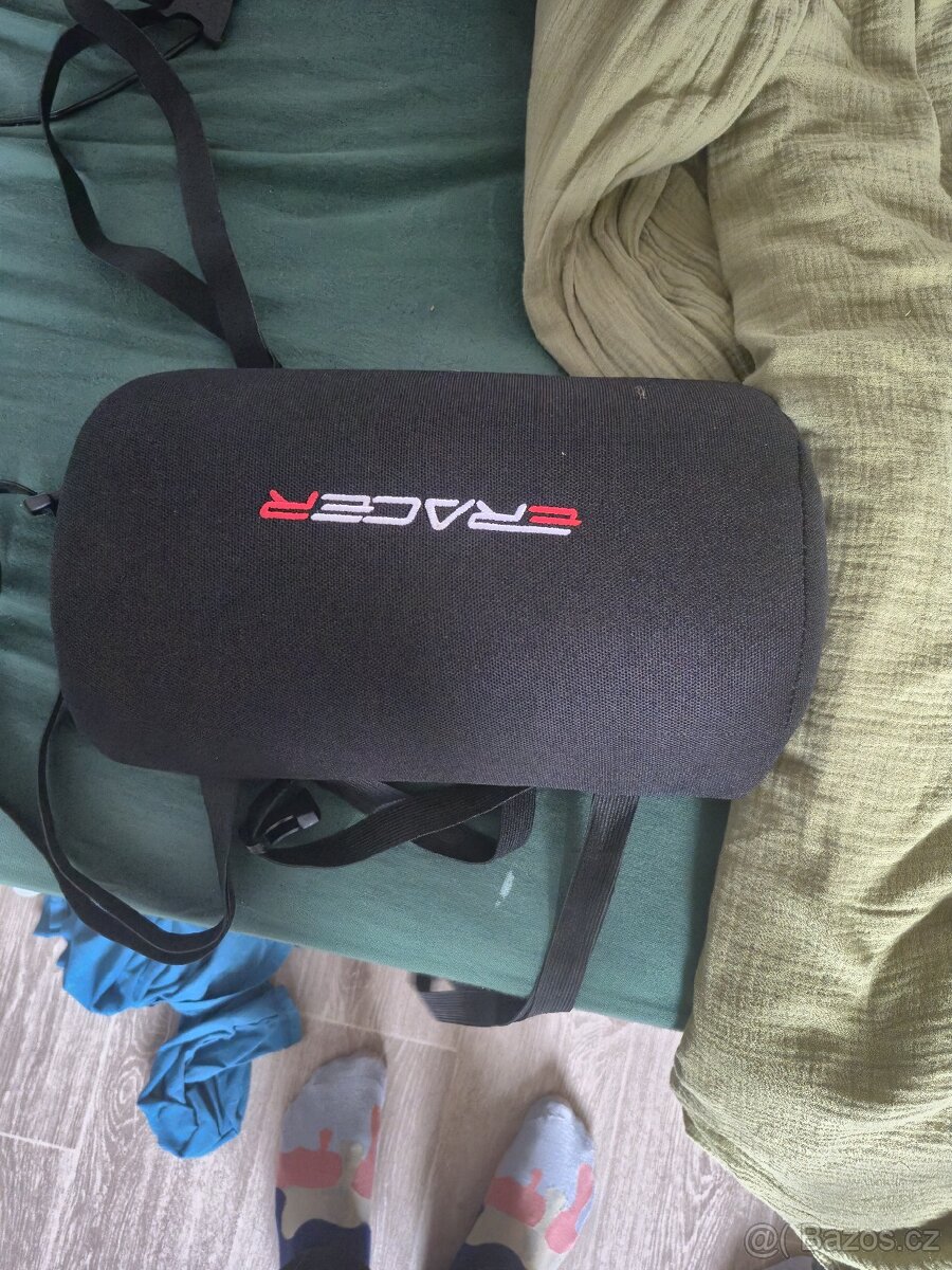 Herní židle ERACER F02 – černá/zelená - 5