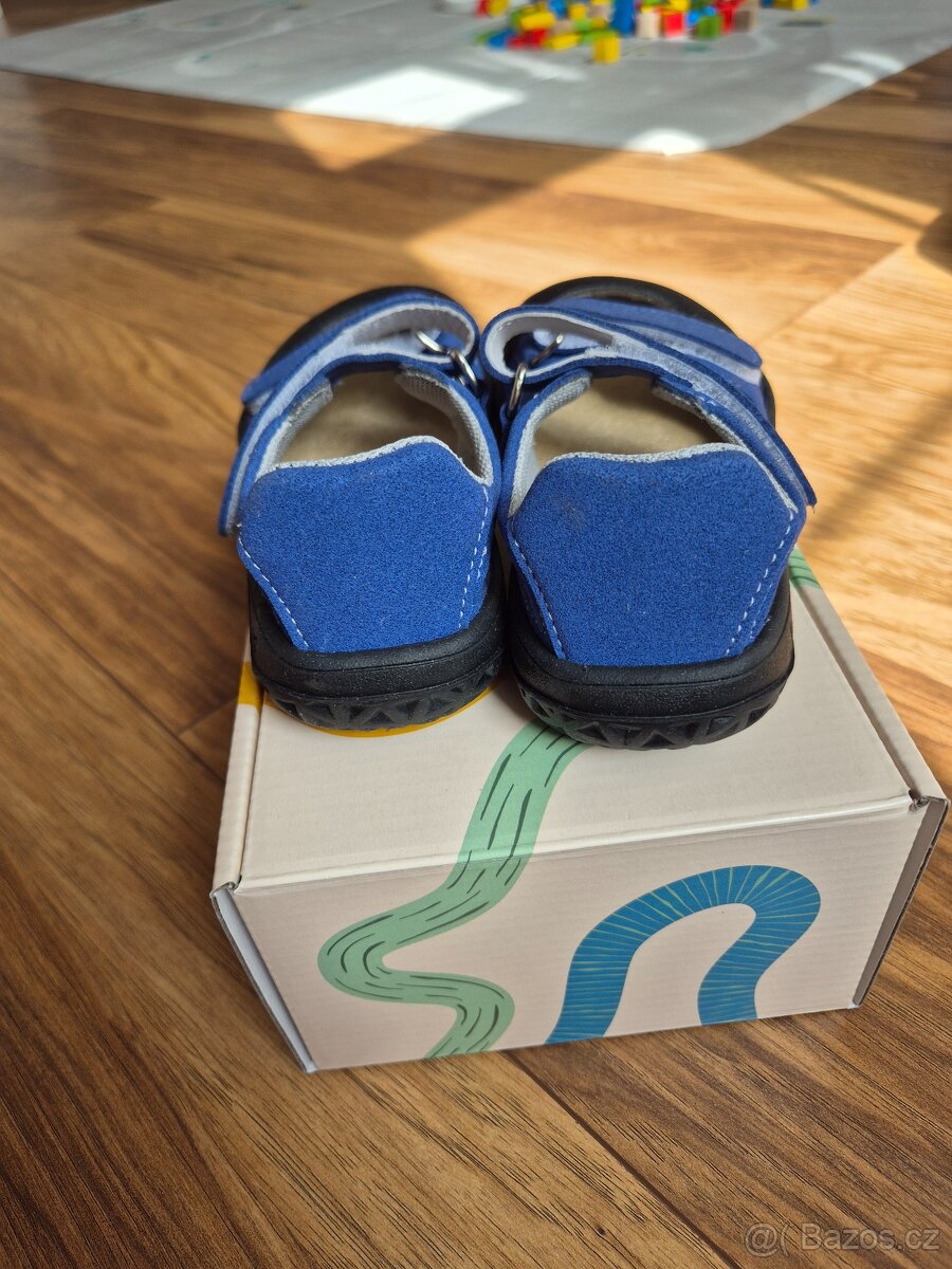 Jonap barefoot sandálky Fela modré 28 - 5