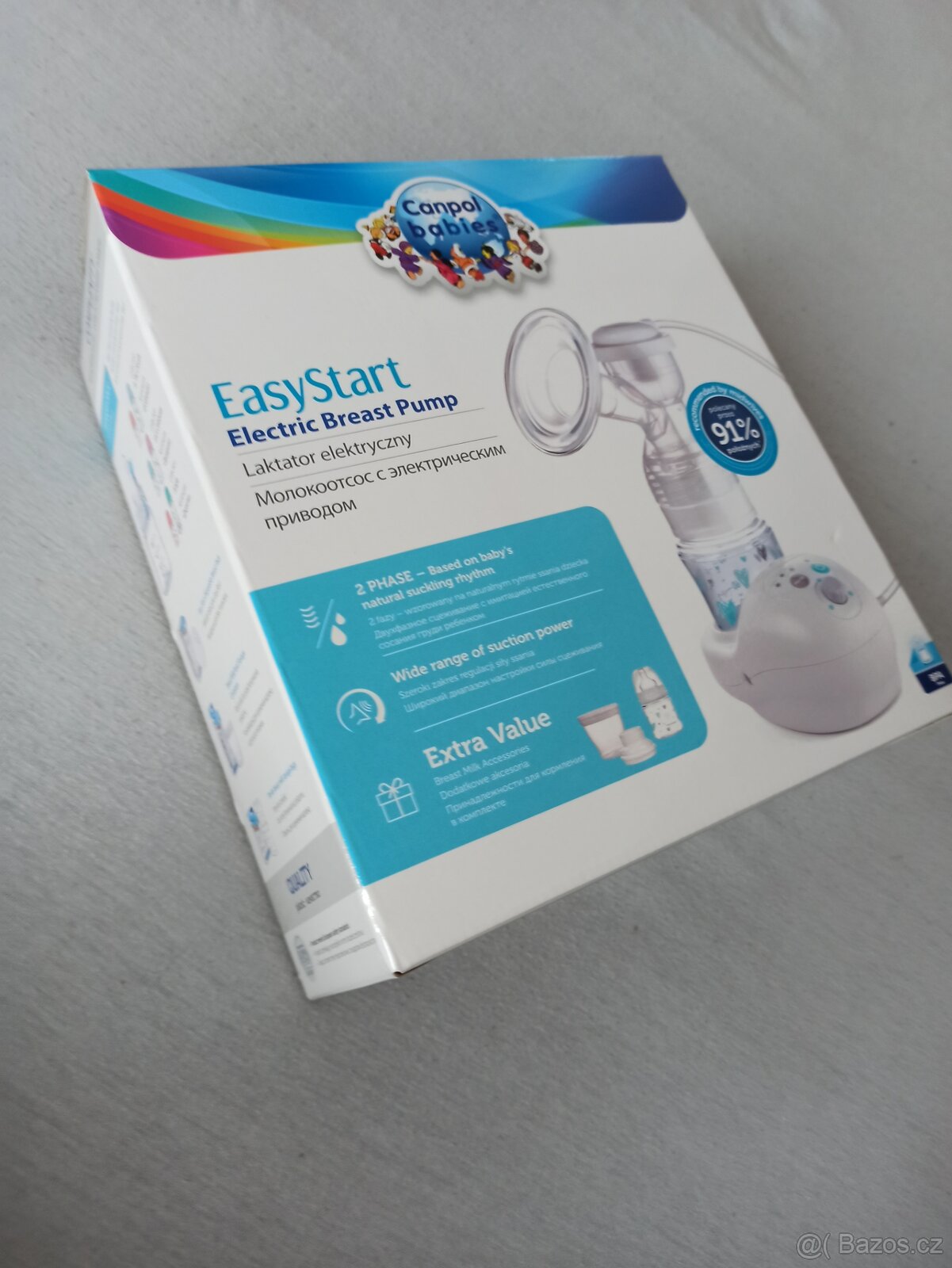 Prodám elektrickou odsávačku, kojící tílka - 5