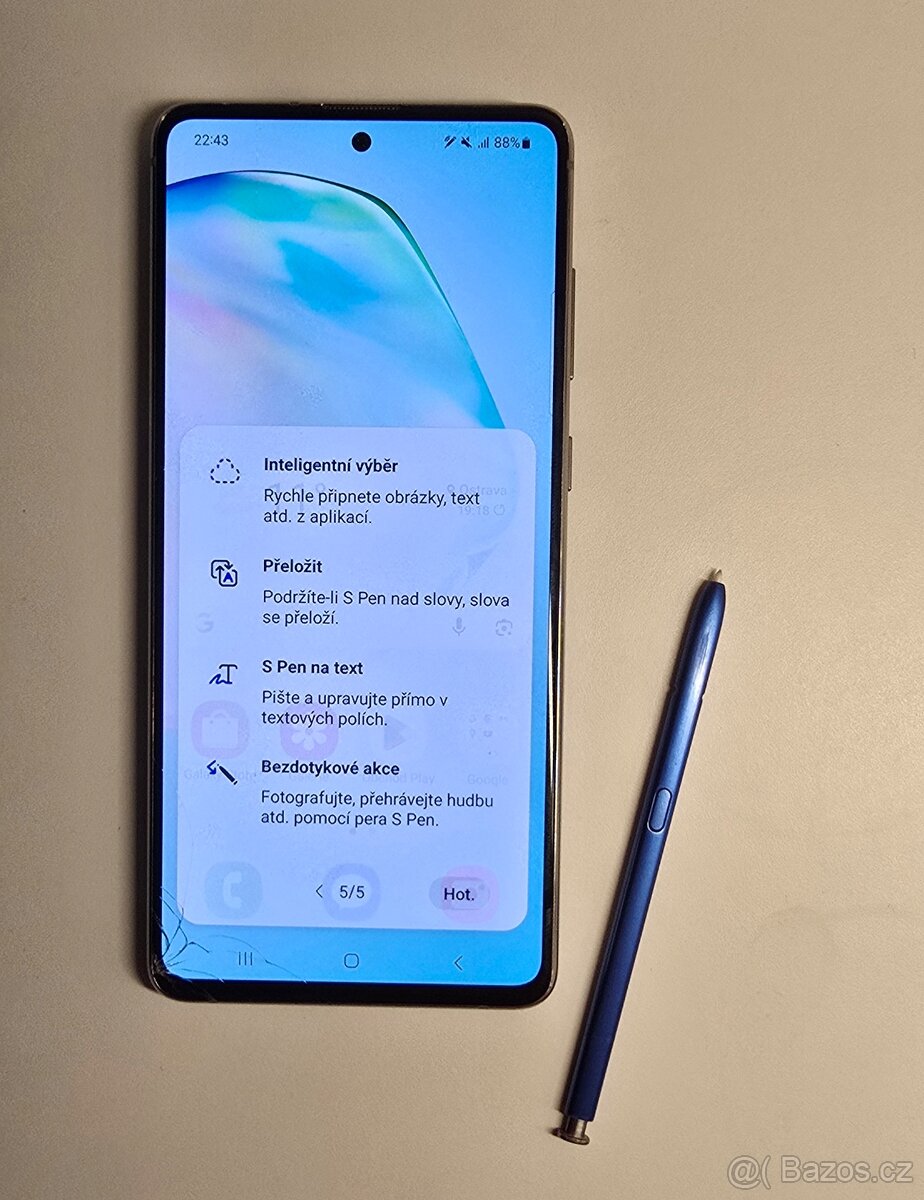 Samsung Galaxy Note10 Lite – funkční, prasklý displej - 5
