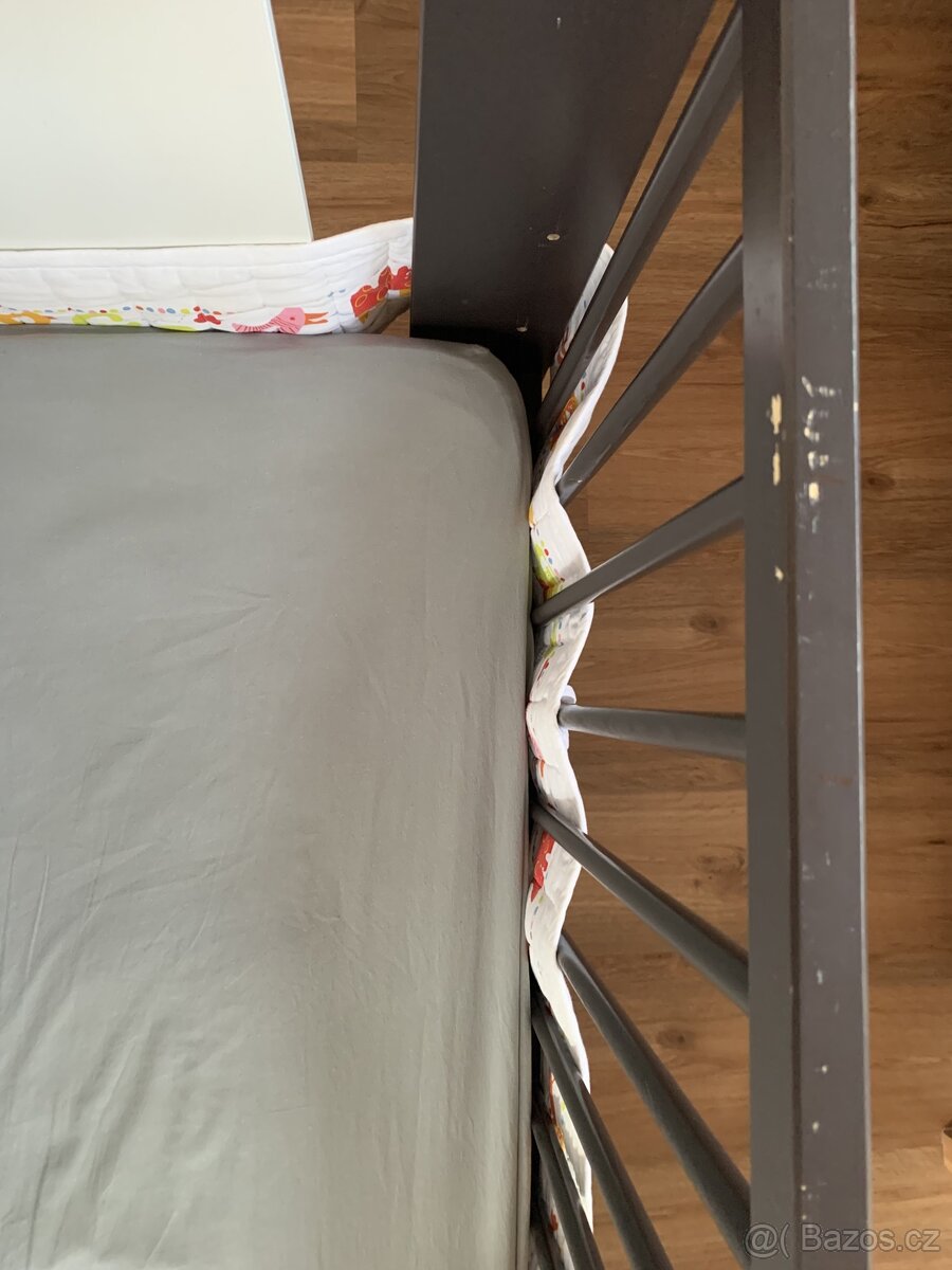 Dětská postýlka 120x60, včetně matrace - 5