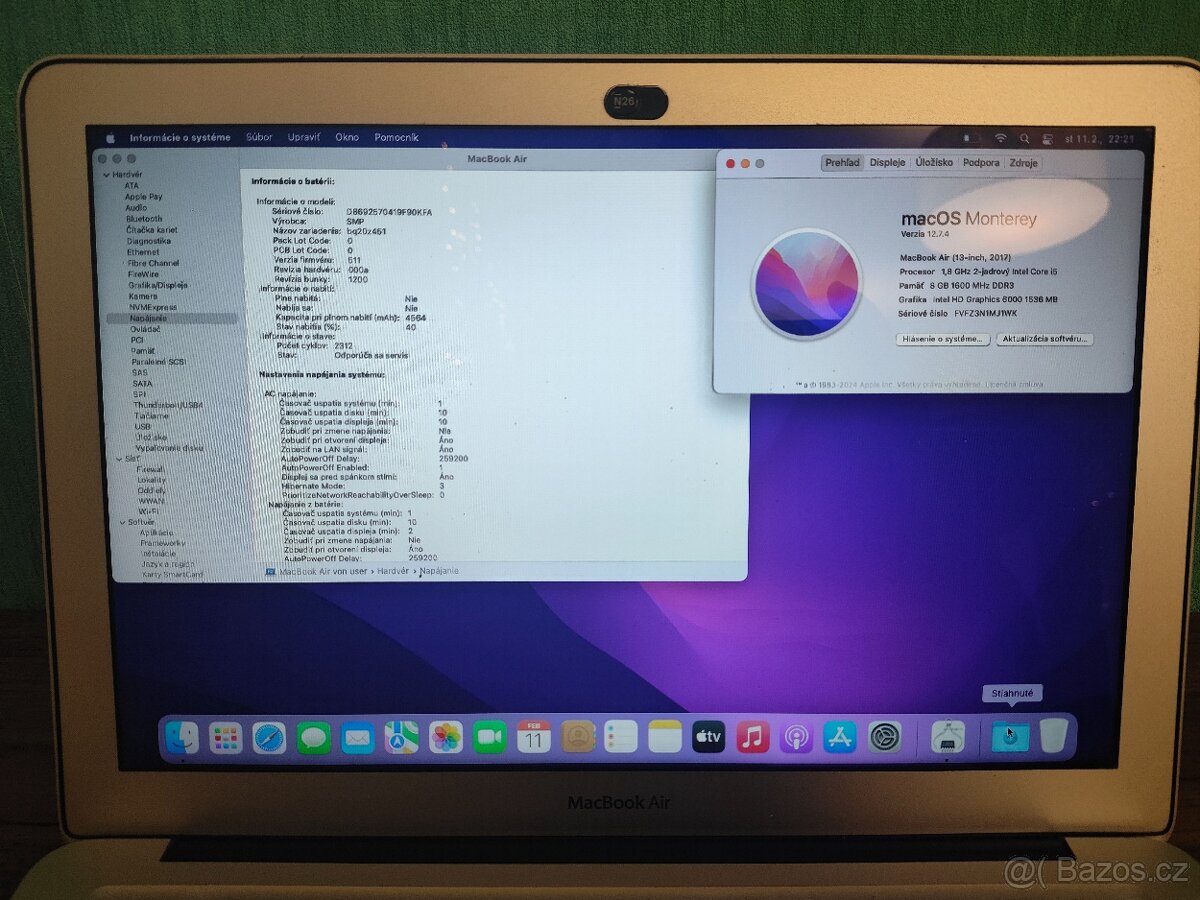 MacBook Air A1466 | i5 • 8GB • 128GB - 5