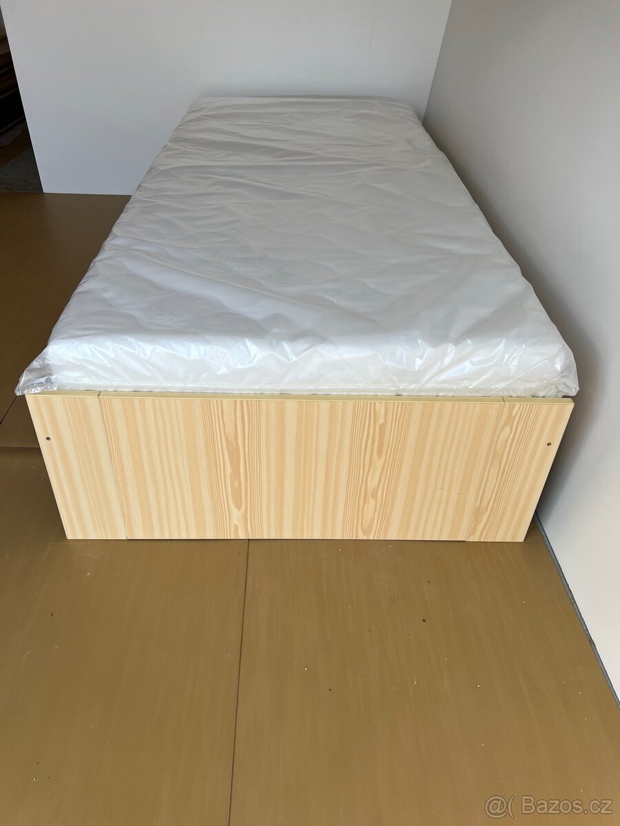 Postel 90x200 odstín borovice - 5