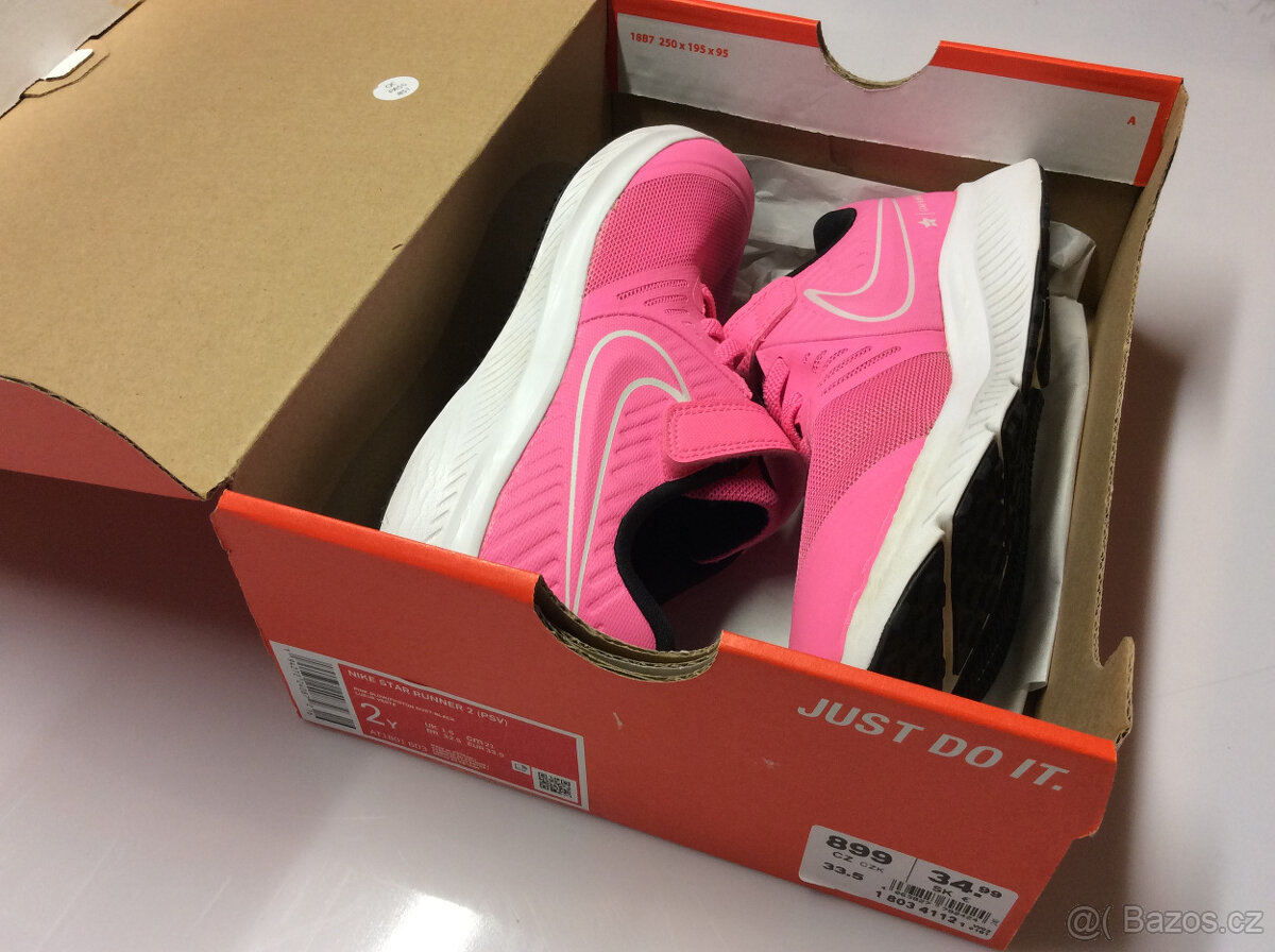Dětské boty NIKE STAR RUNNER 2, vel. 33,5 - 5