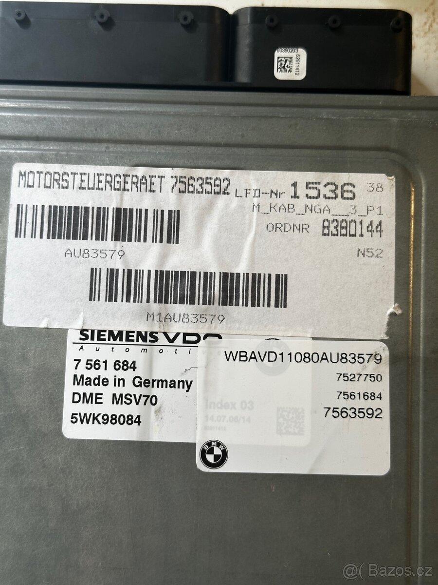Řídicí jednotky BMW E90 325xi - 5