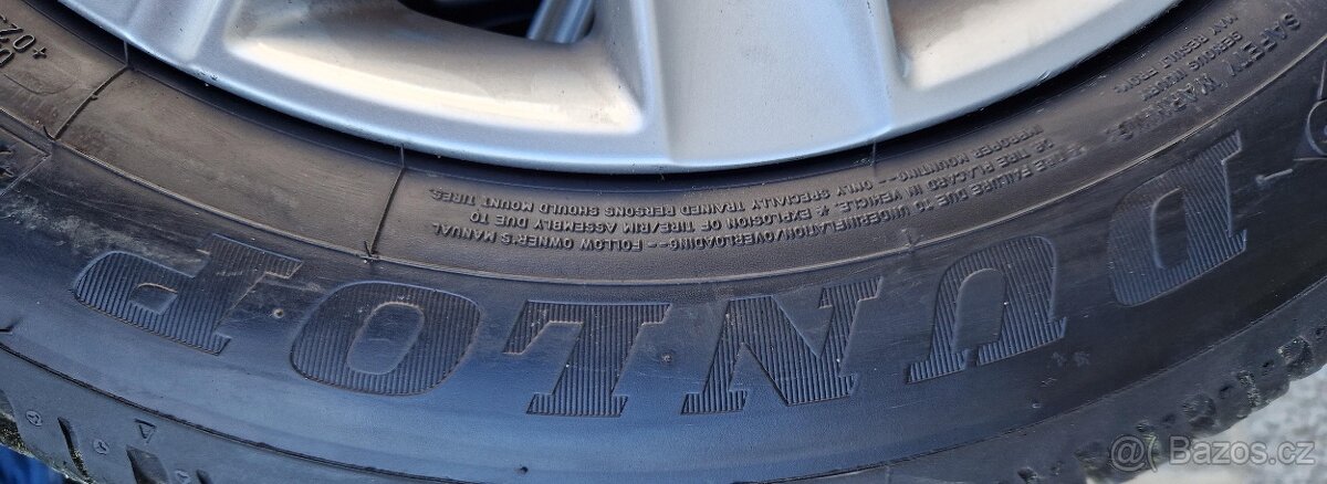 Škoda Fabia/Vw Polo 5x100/Krasne zimní pneu Dunlop/185/65/15 - 5