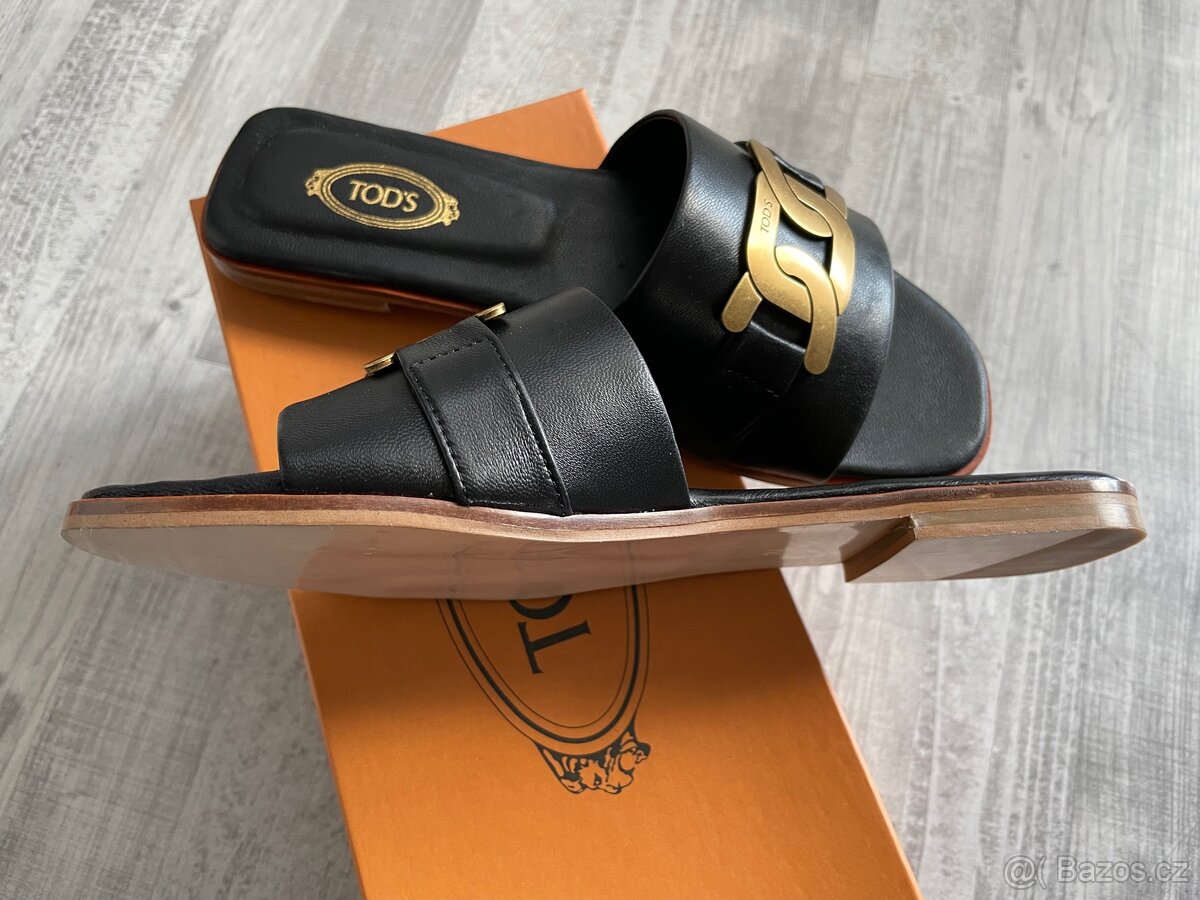 Dámské černé pantofle 37 Tod´s - 5