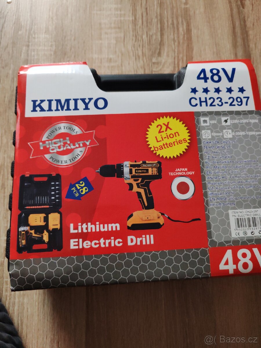 Nová Aku Vrtačka 2x baterie - 5