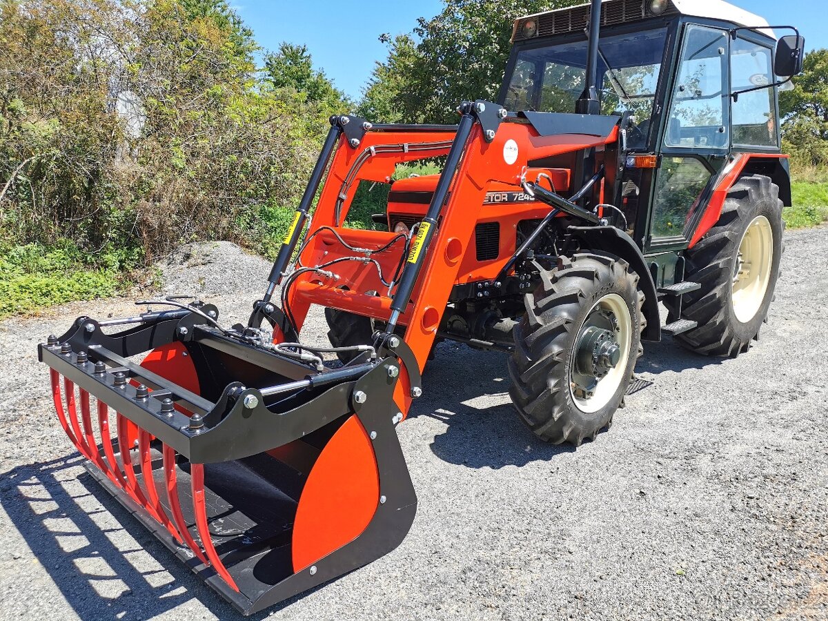 MONTÁŽ ČELNÍHO NAKLADAČE NA ZETOR, ZDARMA JOYSTICK A VIDLE.. - 5