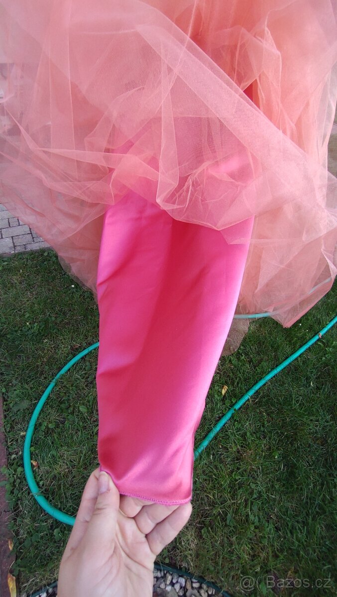 Krásné losové plesové šaty, vel. 42 - 5