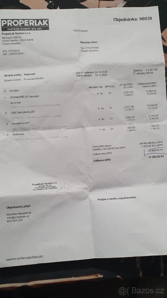 Letní ALU kola 255/40R 20 5X112 continental - 5