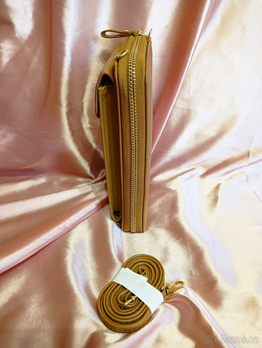 ♥️Dámská crossbody taška taštička kabelka peněženka 2v1 nová - 5
