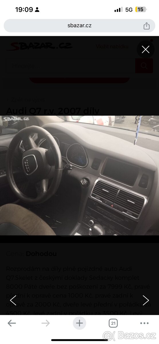 Audi Q7 r.v2007 3.0 tdi - 5