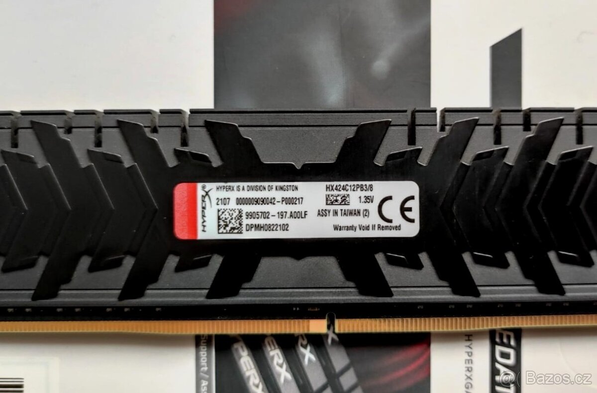 8GB DDR4 modul HyperX Predator Taiwan - 5