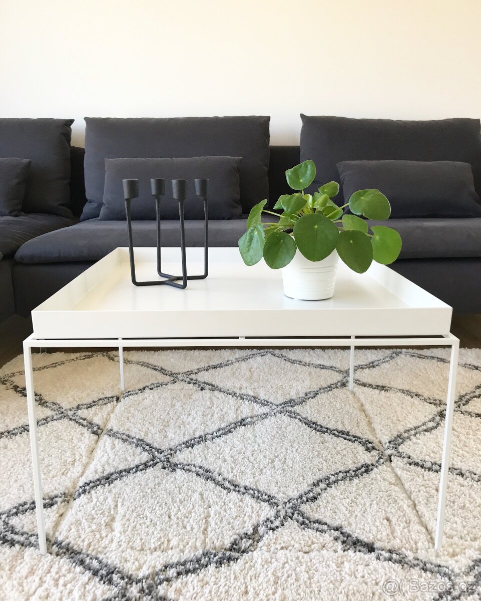 Koberec, 135×190 cm, krémová - 5