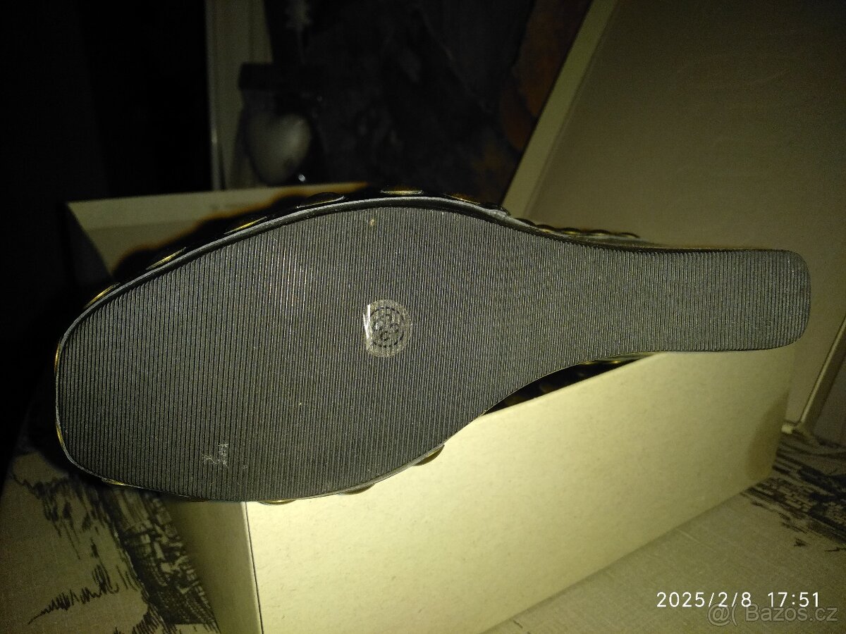 nové kožené kozačky vel.39 - 5