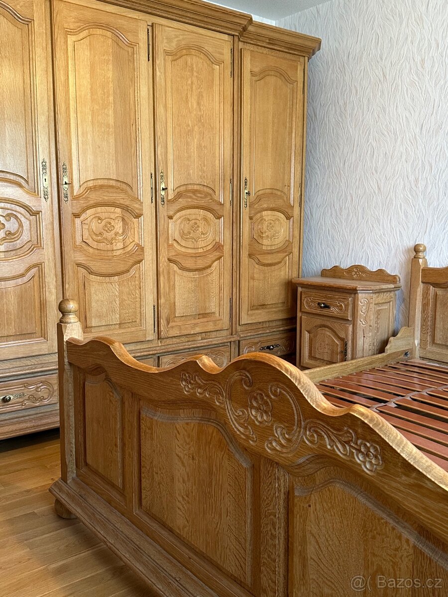Dubová celomasivní ložnice, TOP zpracování - 5