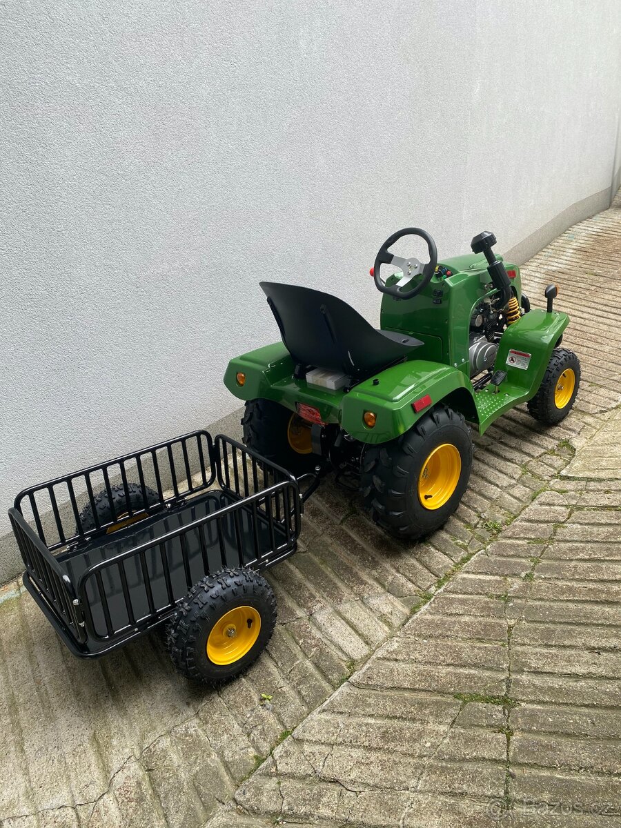 Dětská čtyřkolka ATV Traktor NITRO 110ccm s vozíkem - 5