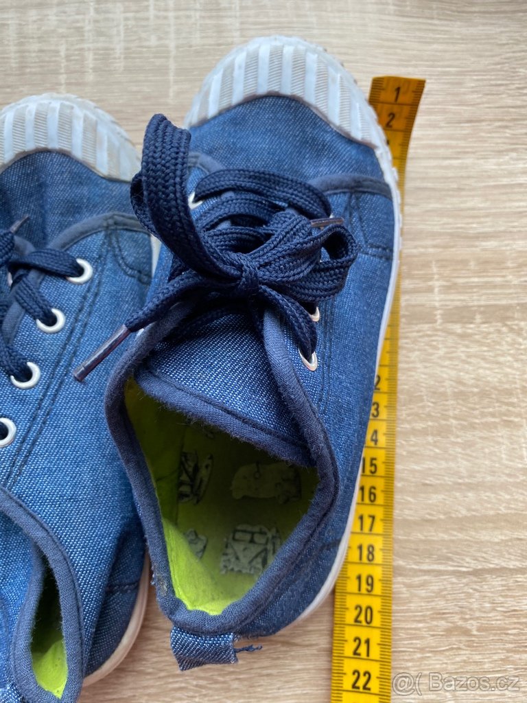 Chlapecké tenisky, vel.30, džínový design - 5