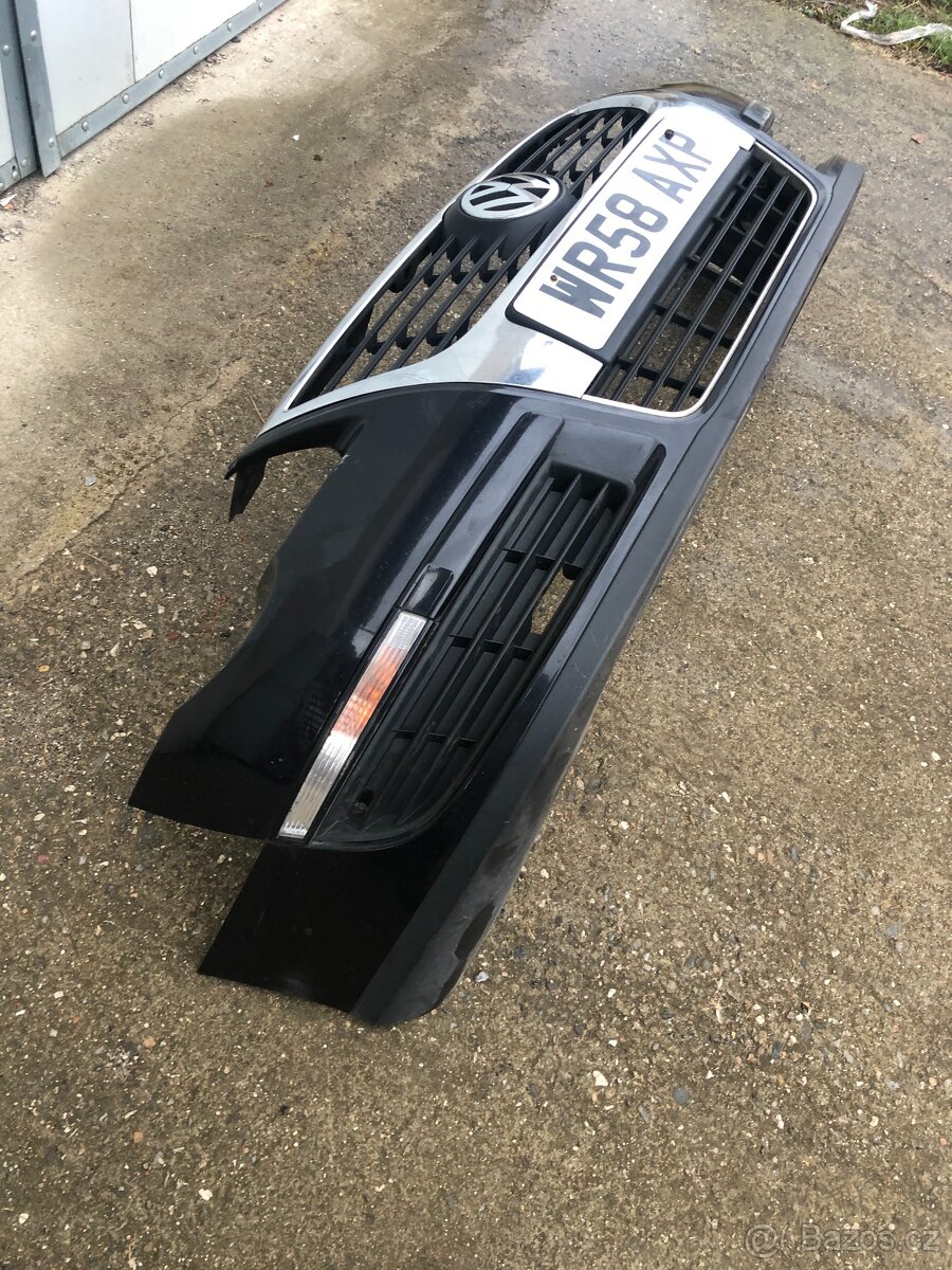 predni naraznik vw passat b6 3c0 05-10 cerny maska - 5