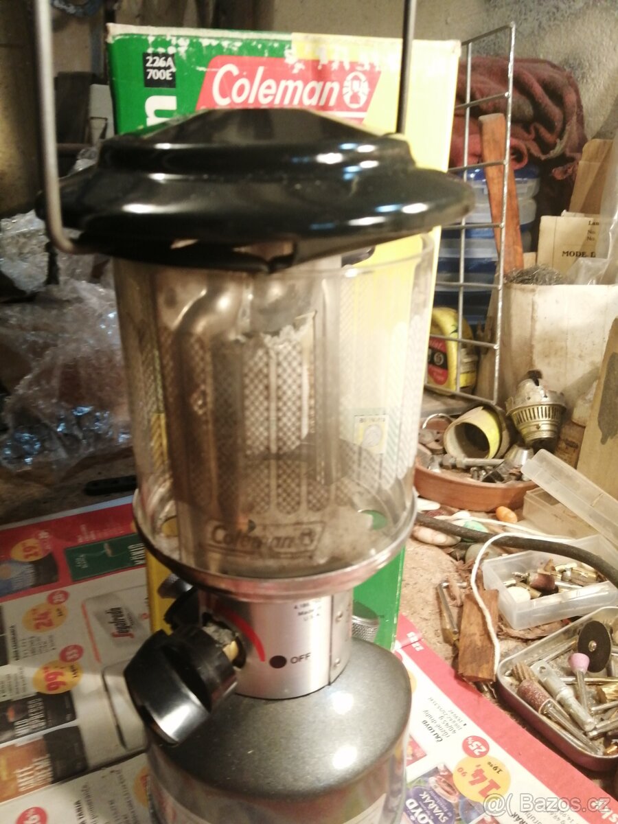 Benzínová lampa Coleman 80W - 2dcl -5 hod. provoz - 5