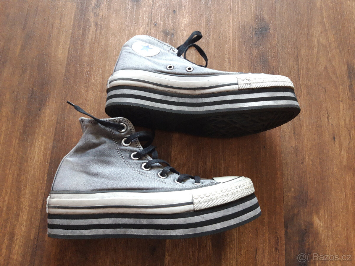Kotníkové Converse na platformě - 5