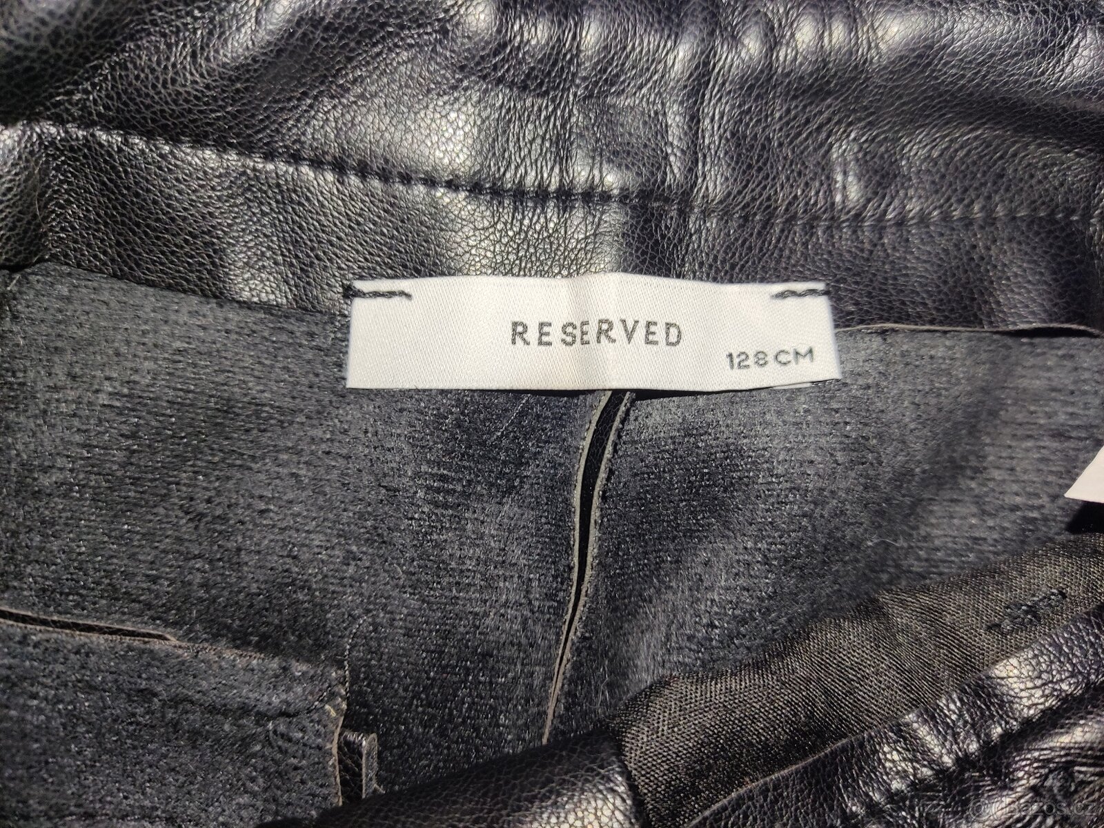 Dívčí koženkové kalhoty - 5