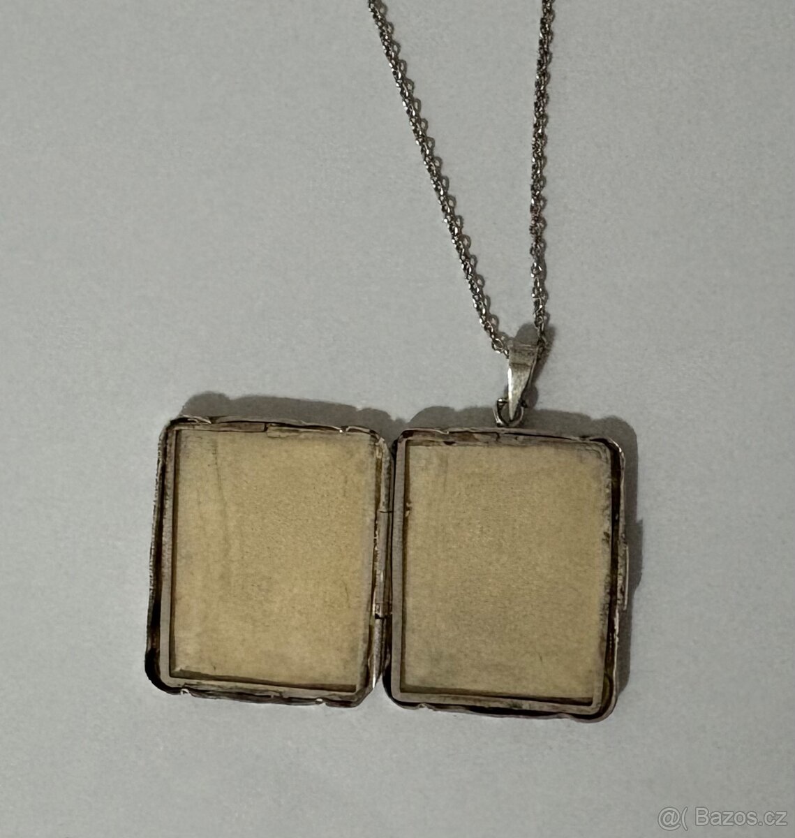 Stříbrný přívěsek starožitný - 5