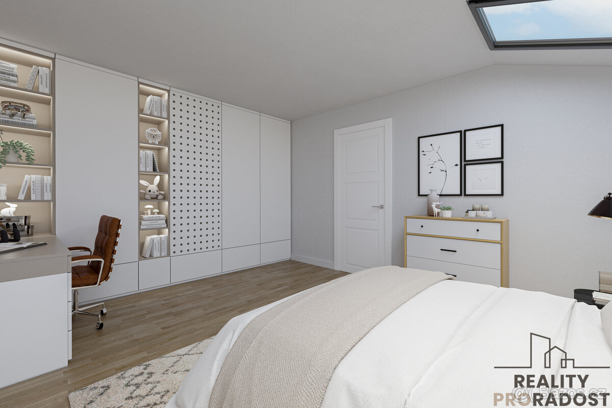 Prodej prosvětleného bytu 3+kk se zahradou, krytou terasou a - 5