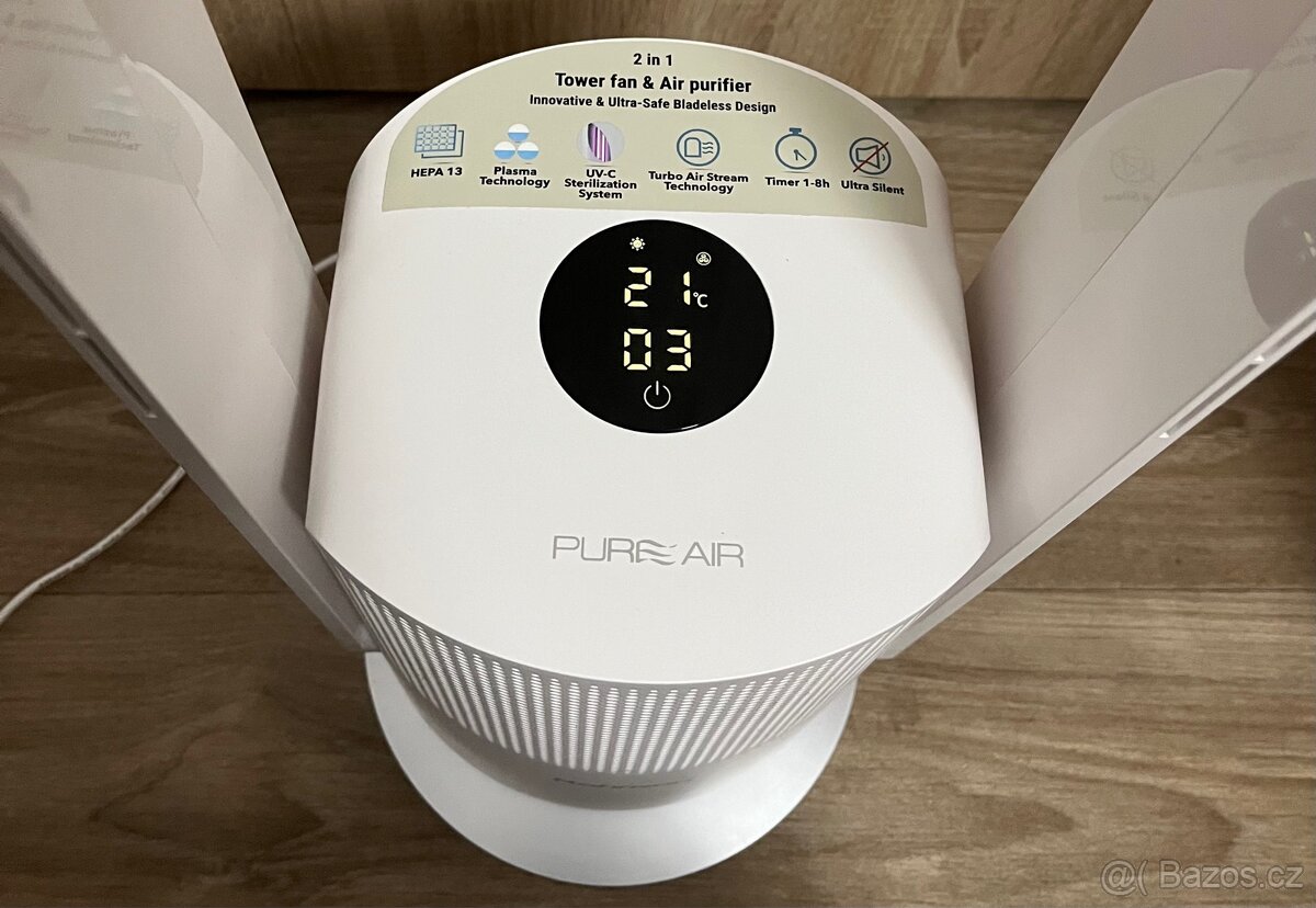 Ventilator s čističkou vzduchu Rohnson R-8100 PURE AIR - 5