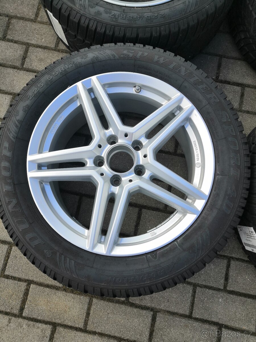 435. Zimní ALU sada R17 5x112 - původně Mercedes - 5