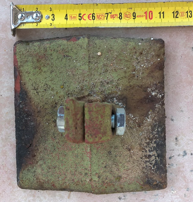 Podpěra hromosvodu na plochou střechu - 5