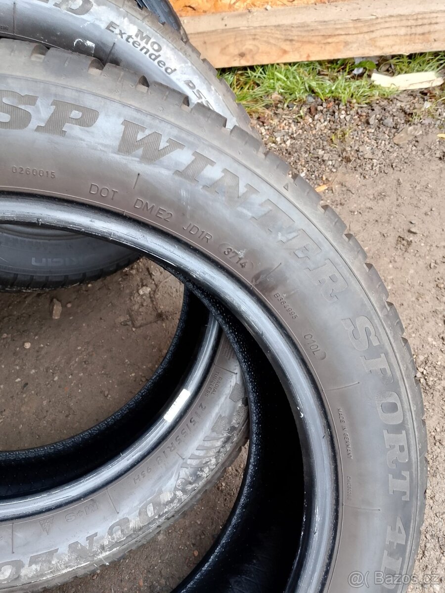 215/55/18 95h Dunlop - zimní pneu 2ks RunFlat - 5